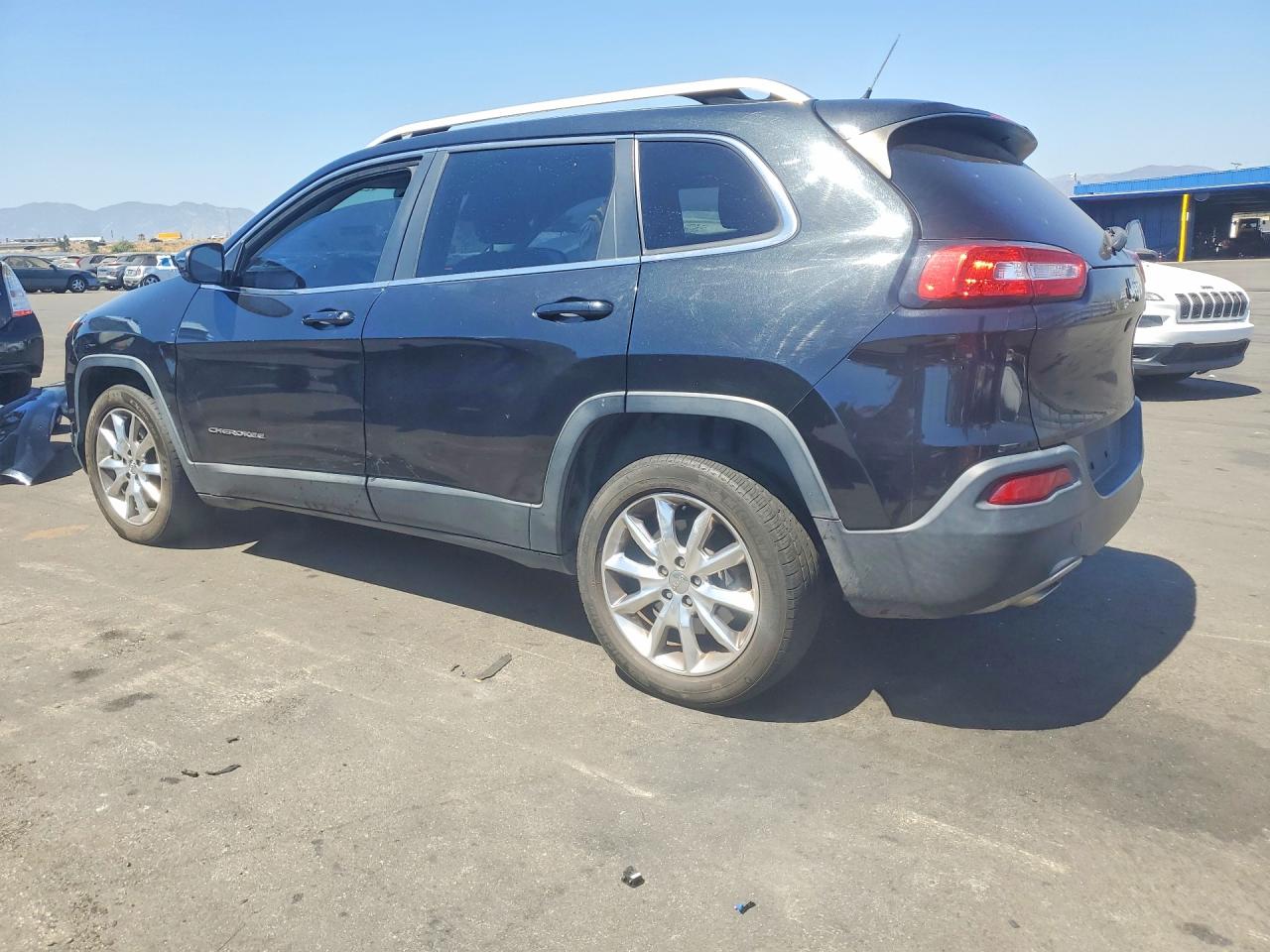 2014 Jeep Cherokee Limited Black vin: 1C4PJLDS7EW158574