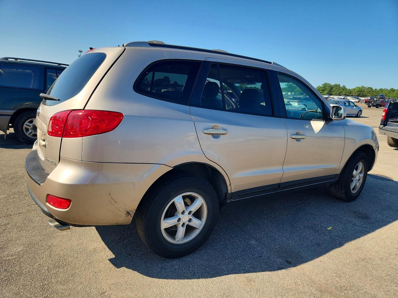 2007 Hyundai Santa Fe Gls Tan vin: 5NMSG13D57H099479