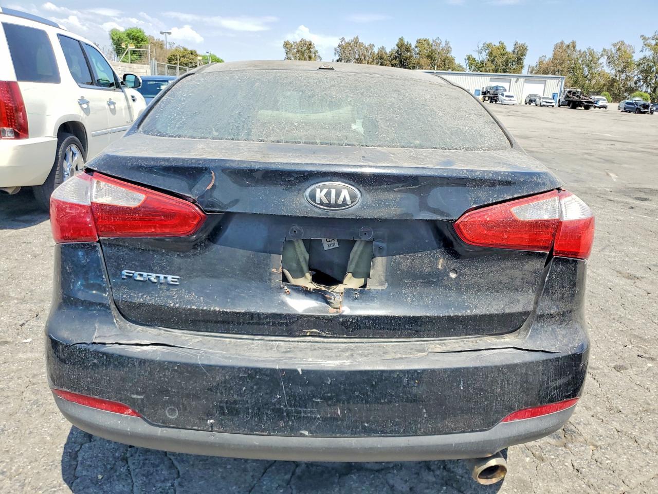 2014 Kia Forte Lx Black vin: KNAFK4A69E5226088