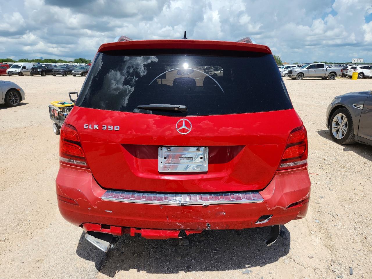 2014 Mercedes-benz Glk 350 Red vin: WDCGG5HB4EG323375