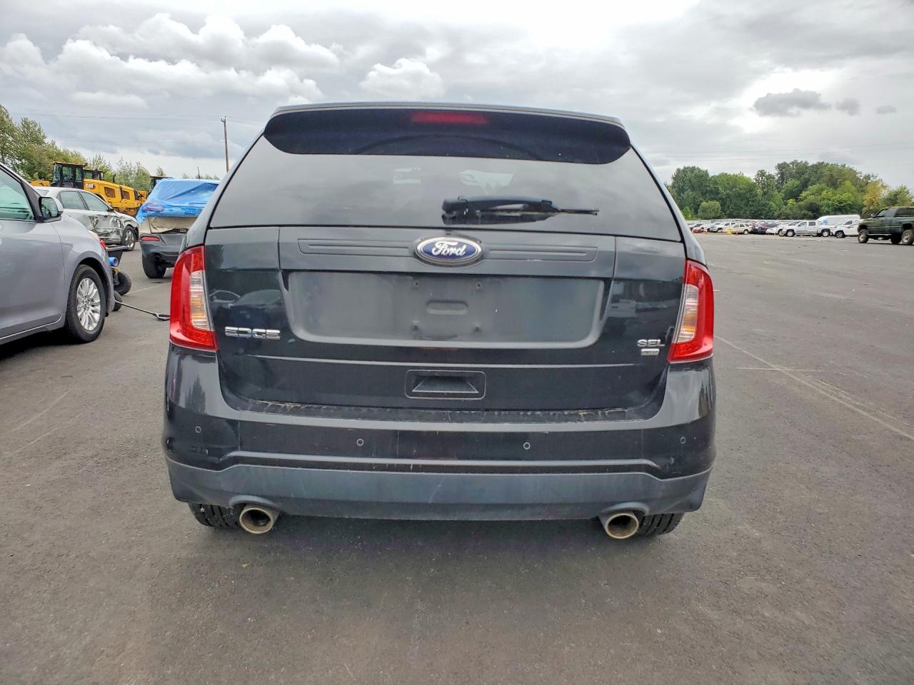 2013 Ford Edge Sel Black vin: 2FMDK4JC0DBC30598