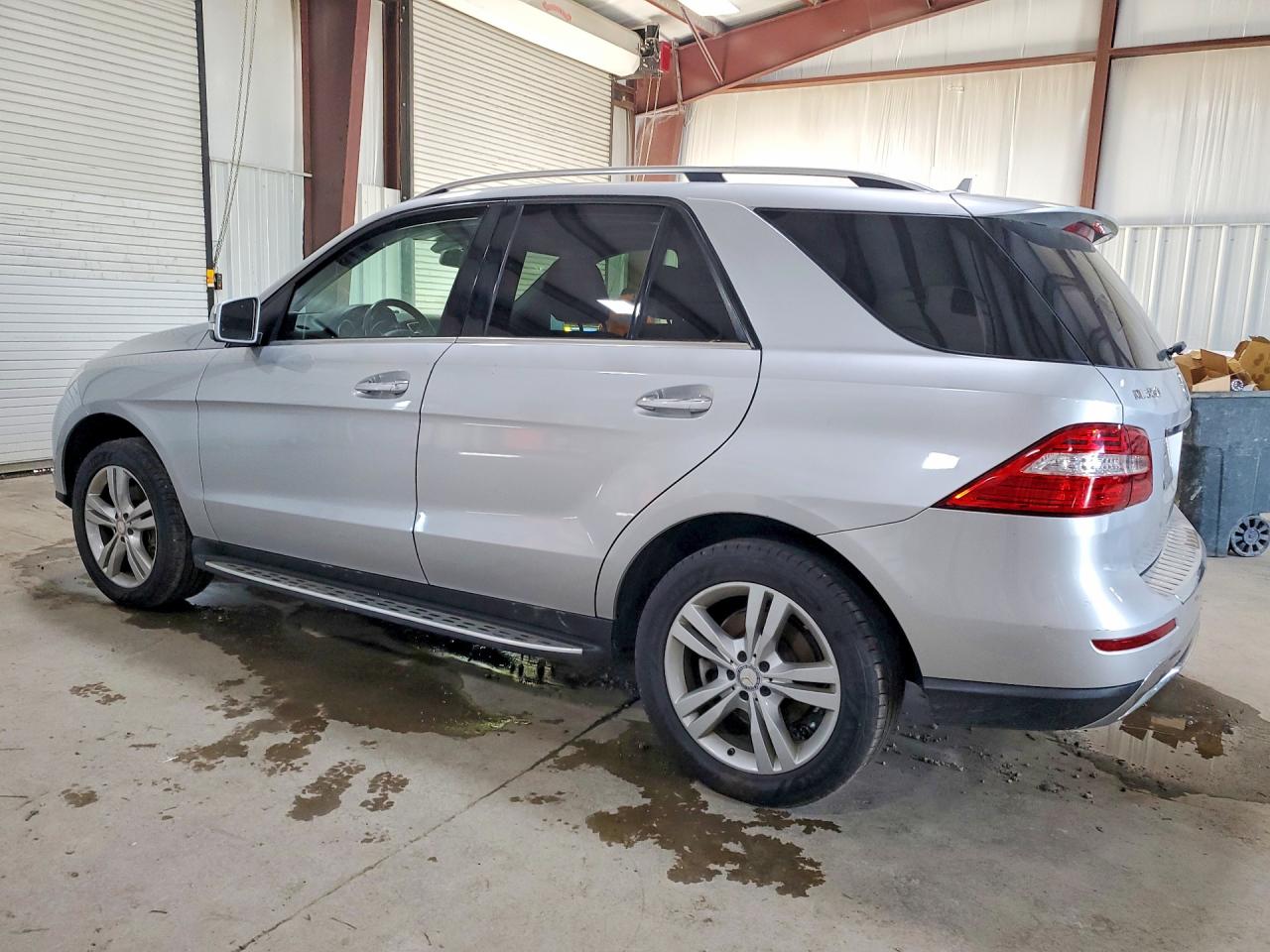 2015 Mercedes-benz Ml 350 4matic Silver vin: 4JGDA5HB5FA532795