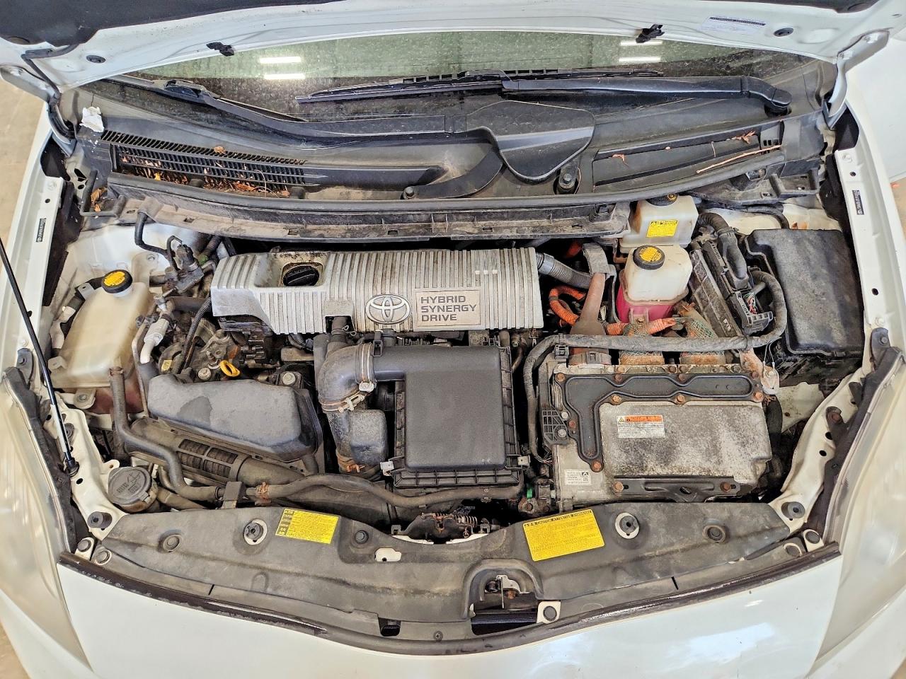 2012 Toyota Prius Four Белый vin: JTDKN3DU3C1500502