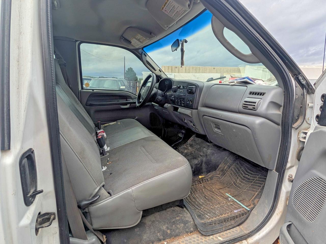 2006 Ford F250 Super Duty White vin: 1FTSX21596EC95332