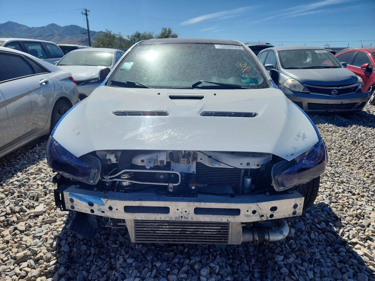 2008 Mitsubishi Lancer Evolution Gsr White vin: JA3AW86V18U049621