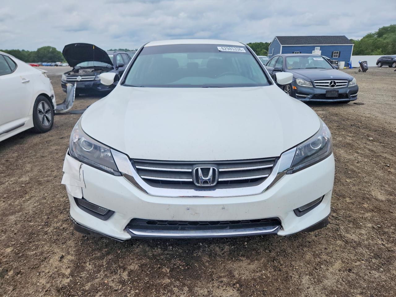 2014 Honda Accord Sport White vin: 1HGCR2F56EA086046