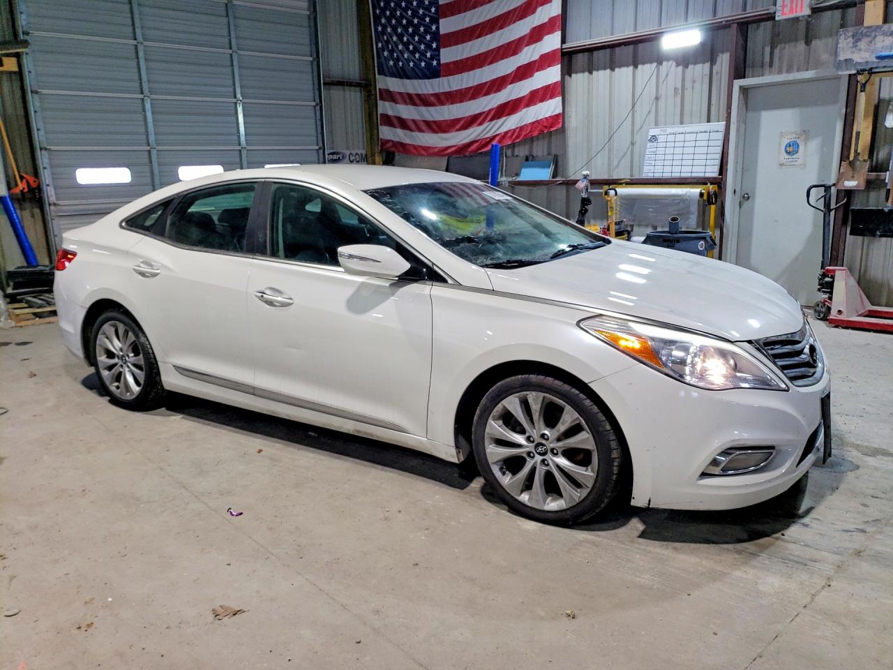 2014 Hyundai Azera Белый vin: KMHFG4JGXEA350872