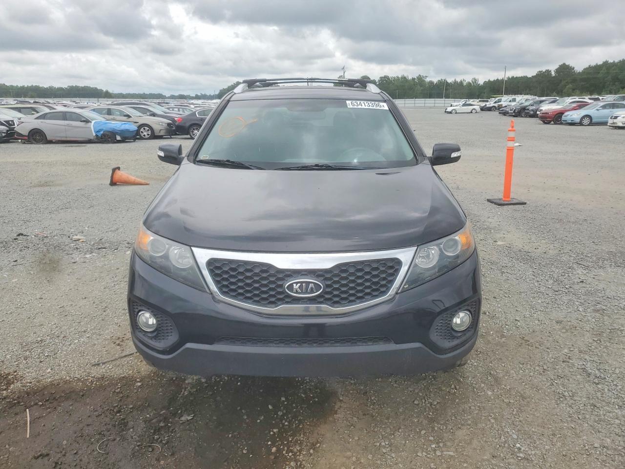 2013 Kia Sorento Lx Black vin: 5XYKT3A67DG411934