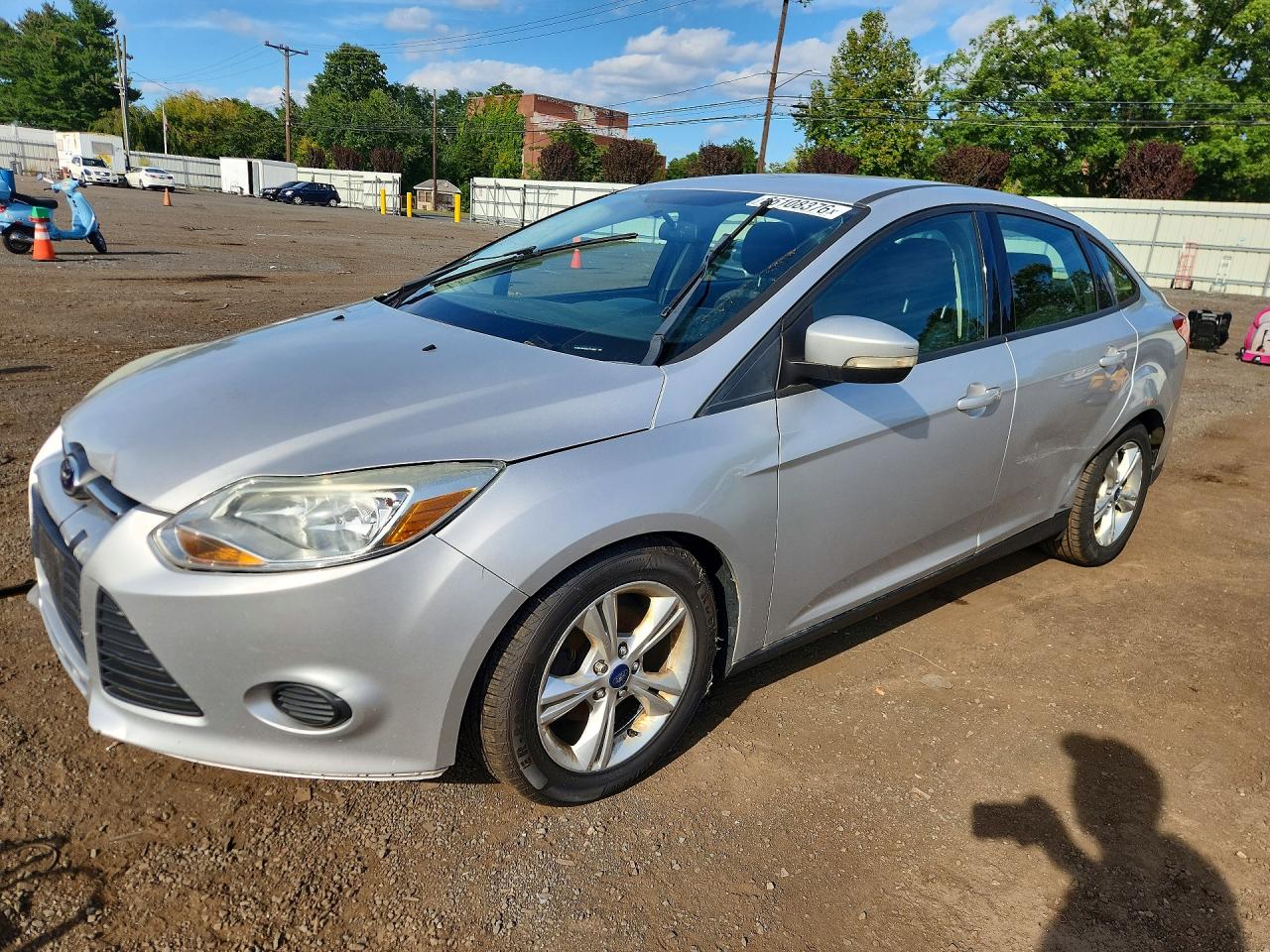 2013 Ford Focus Se Серебряный vin: 1FADP3F26DL314866