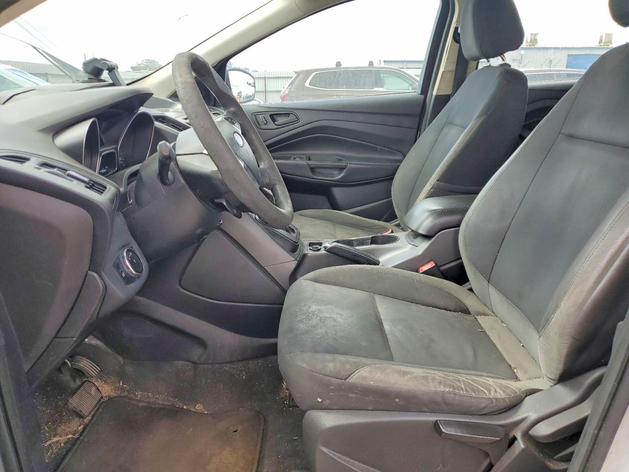 2014 Ford Escape S Silver vin: 1FMCU0F76EUD80656