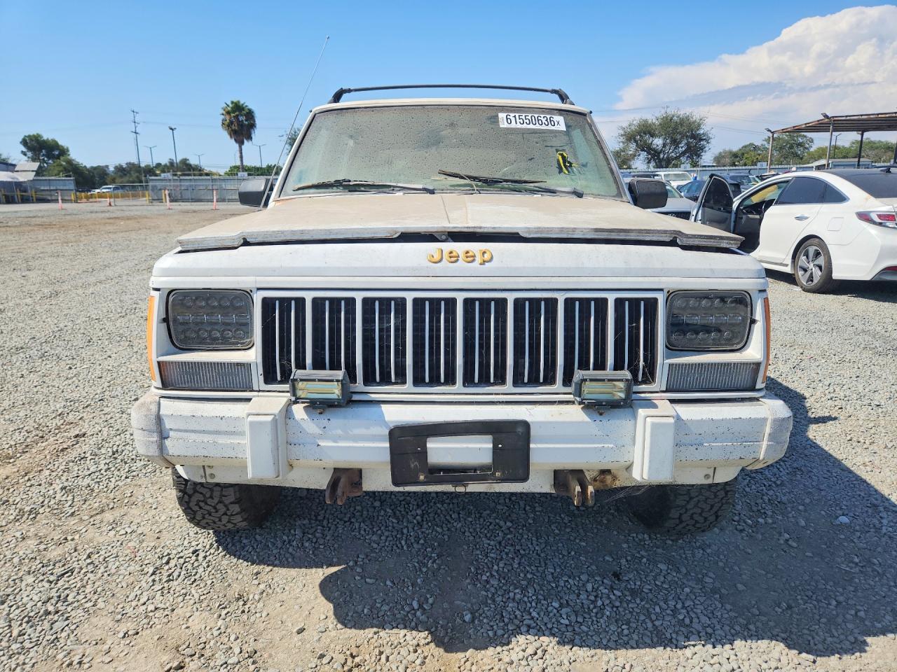 1991 Jeep Cherokee Limited White vin: 1J4FJ78S5ML624512