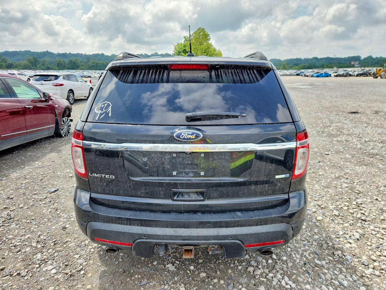 2015 Ford Explorer Limited Черный vin: 1FM5K8F83FGB56881
