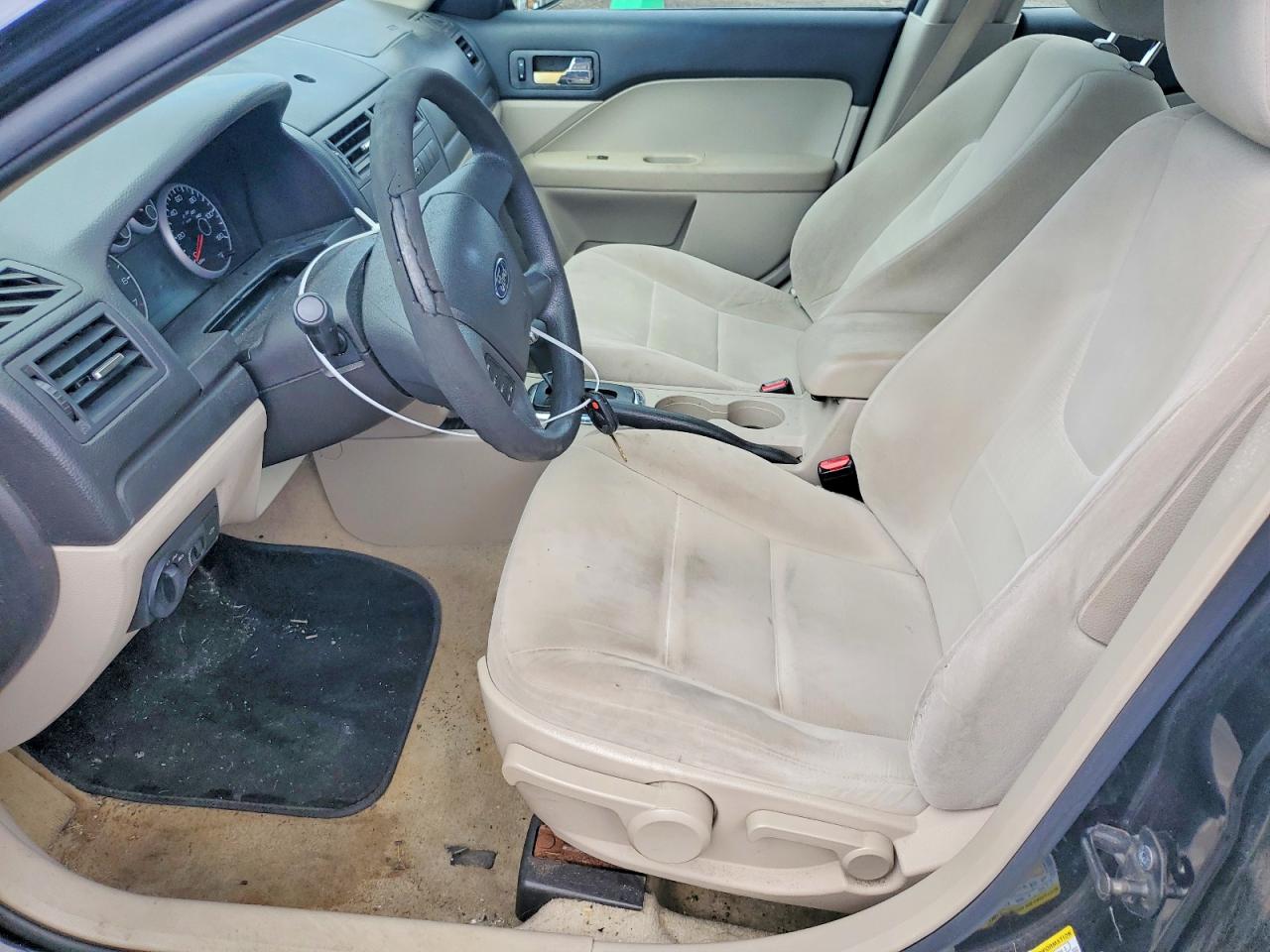 2009 Ford Fusion S Black vin: 3FAHP06Z49R216764