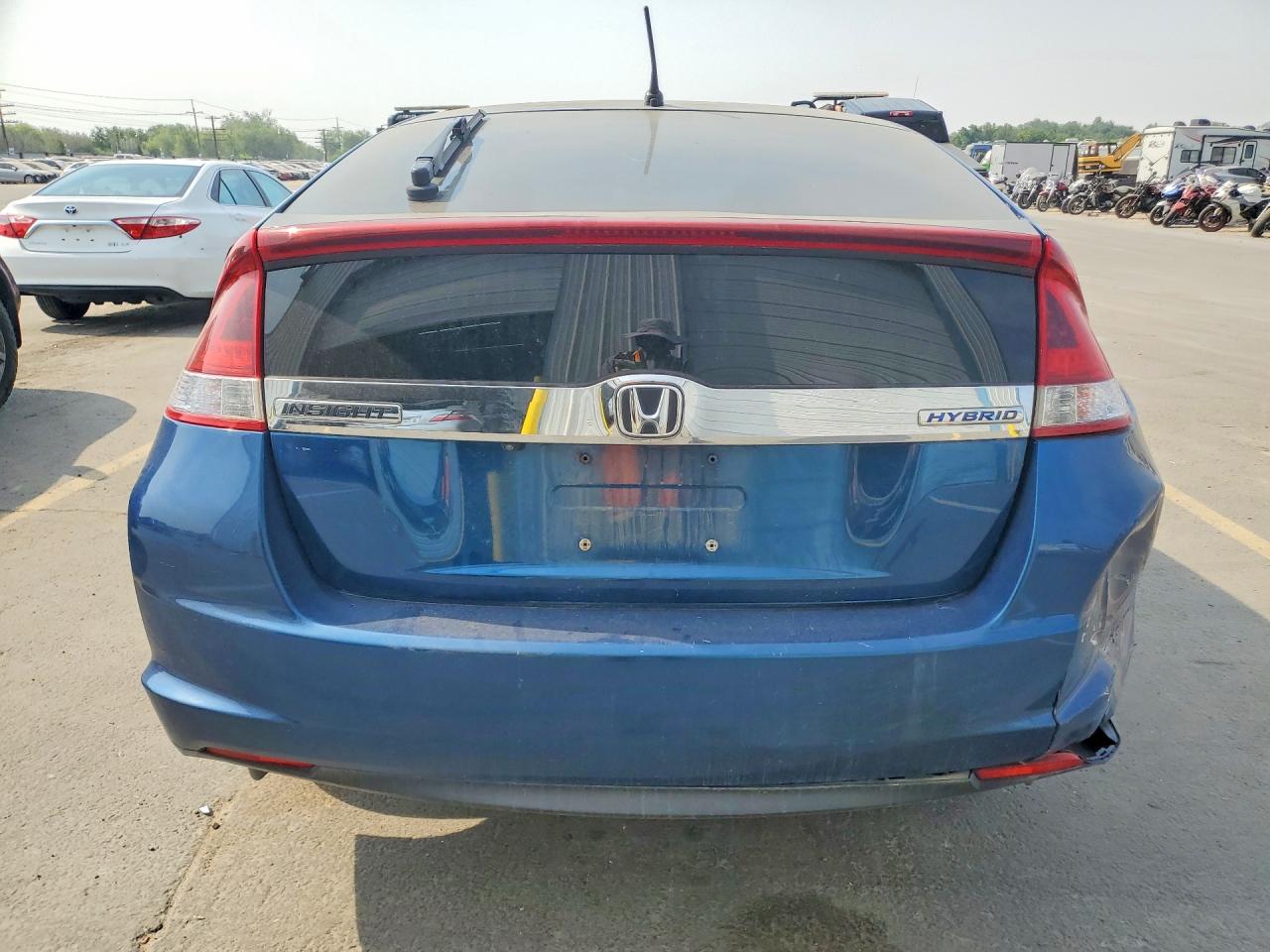 2012 Honda Insight Ex Blue vin: JHMZE2H79CS003752