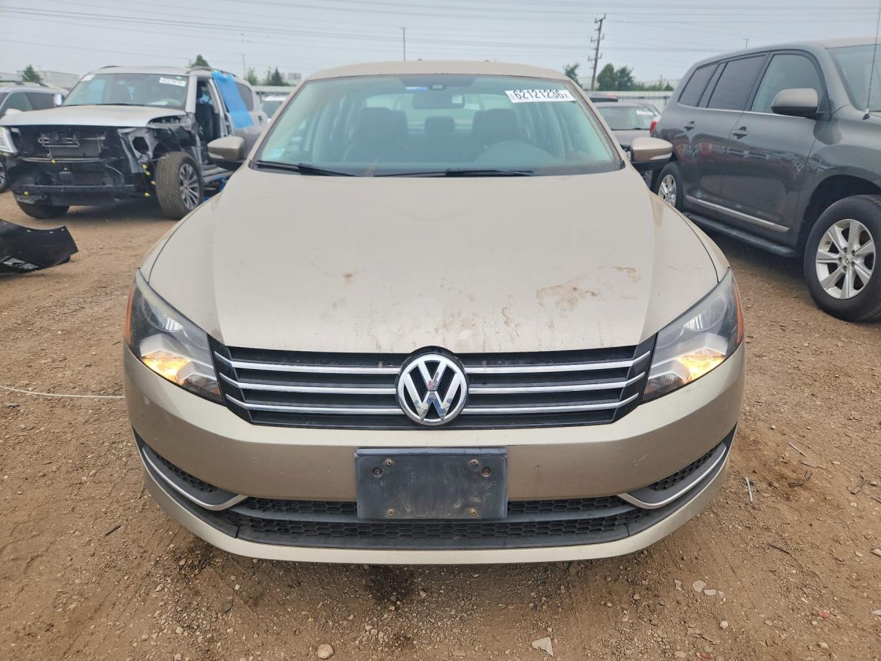 2015 Volkswagen Passat Se Beige vin: 1VWBT7A38FC066334