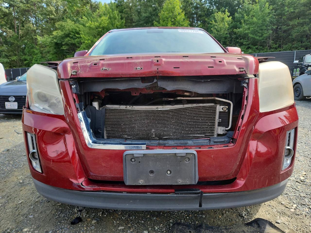 2012 Gmc Terrain Sle Red vin: 2GKALMEK6C6242000