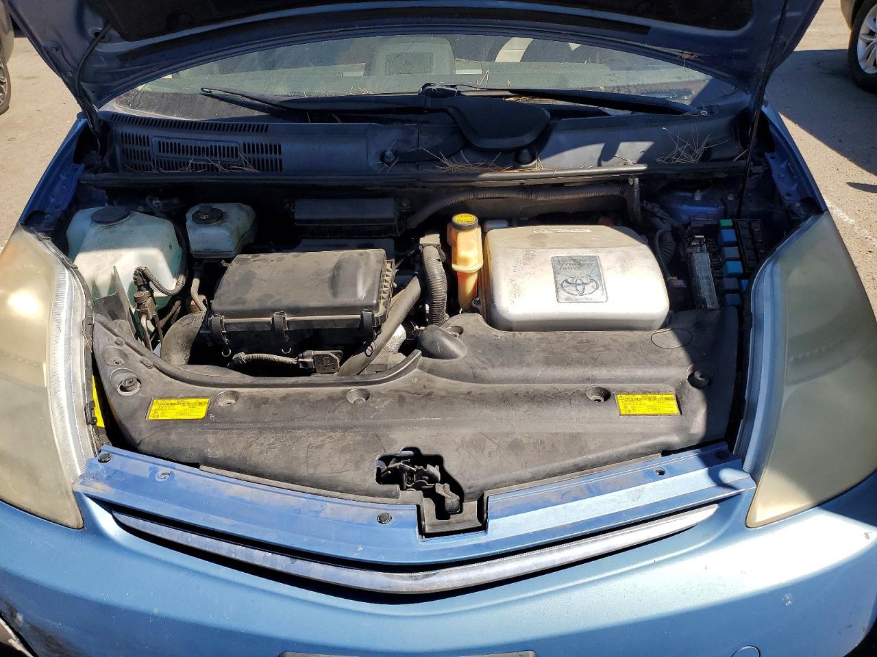 2007 Toyota Prius Base Blue vin: JTDKB20U977675686