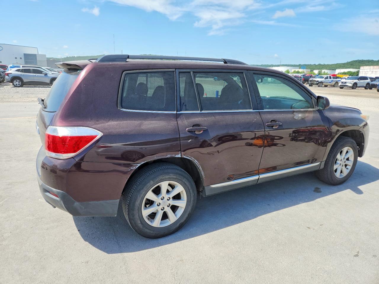 2011 Toyota Highlander Se Burgundy vin: 5TDZK3EH7BS036463