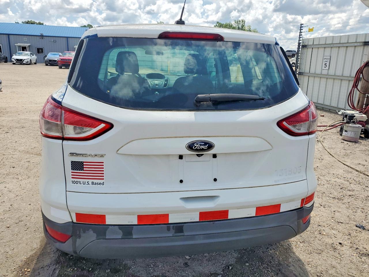 2014 Ford Escape S Белый vin: 1FMCU0F78EUB48592