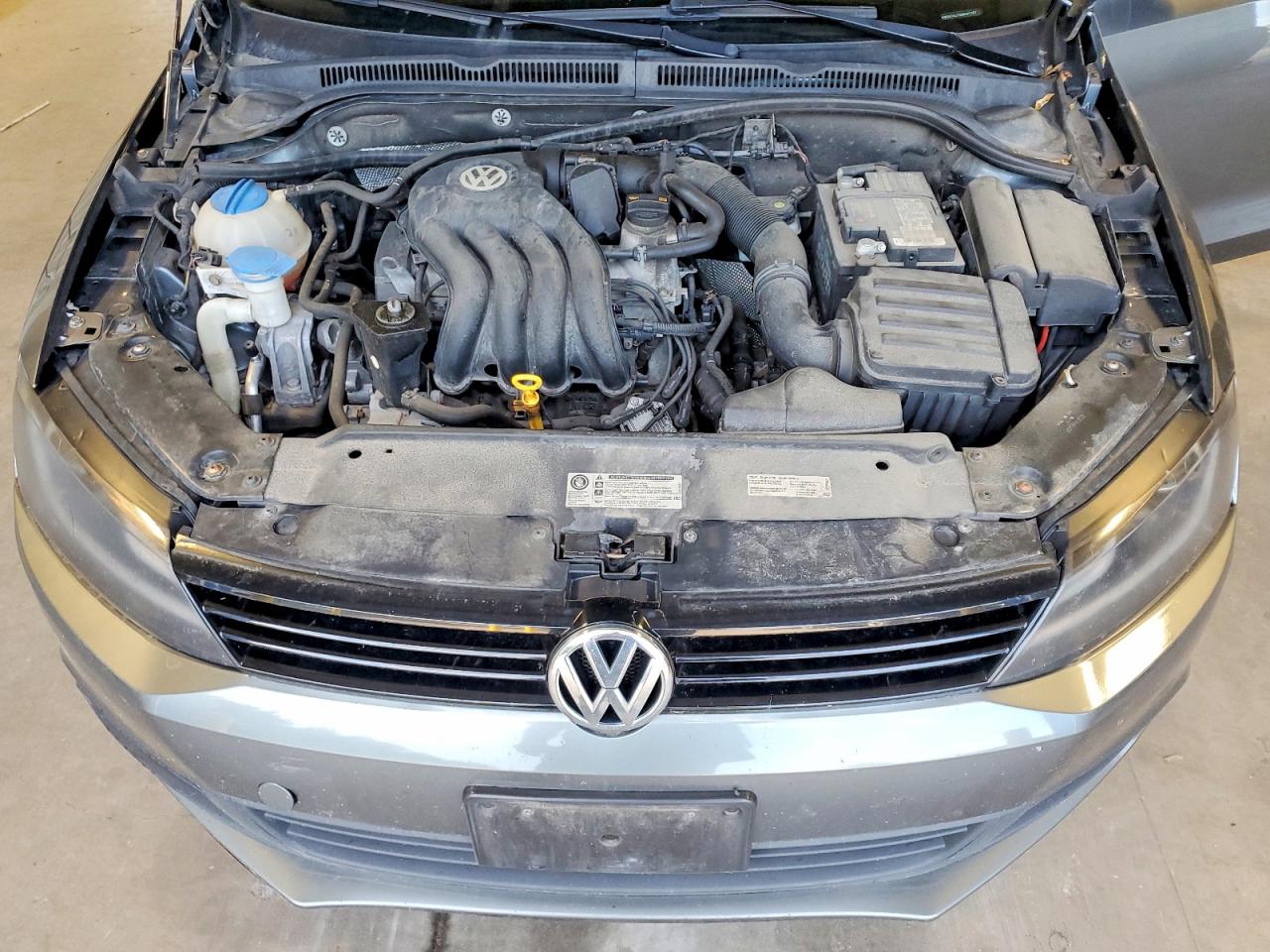 2013 Volkswagen Jetta Base Gray vin: 3VW2K7AJ7DM401757