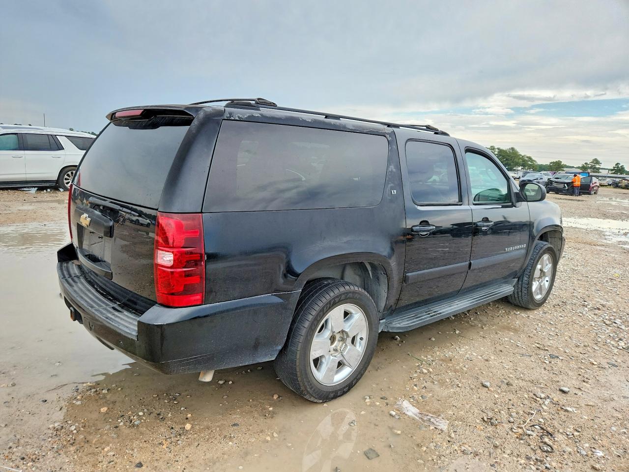 2007 Chevrolet Suburban C1500 Black vin: 3GNFC16J17G106221