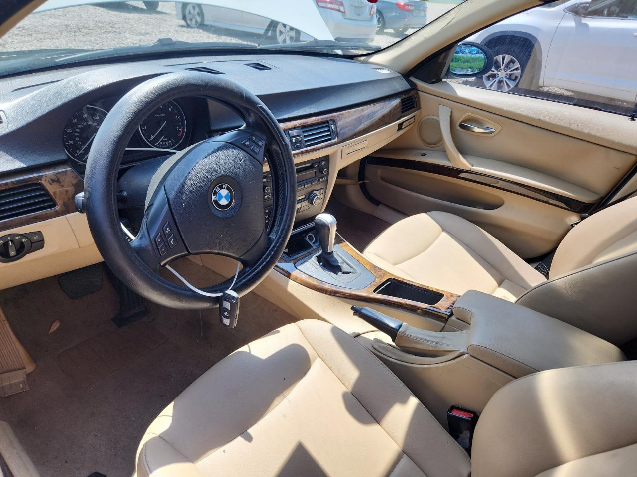2007 Bmw 328 I White vin: WBAVA37577NL11120