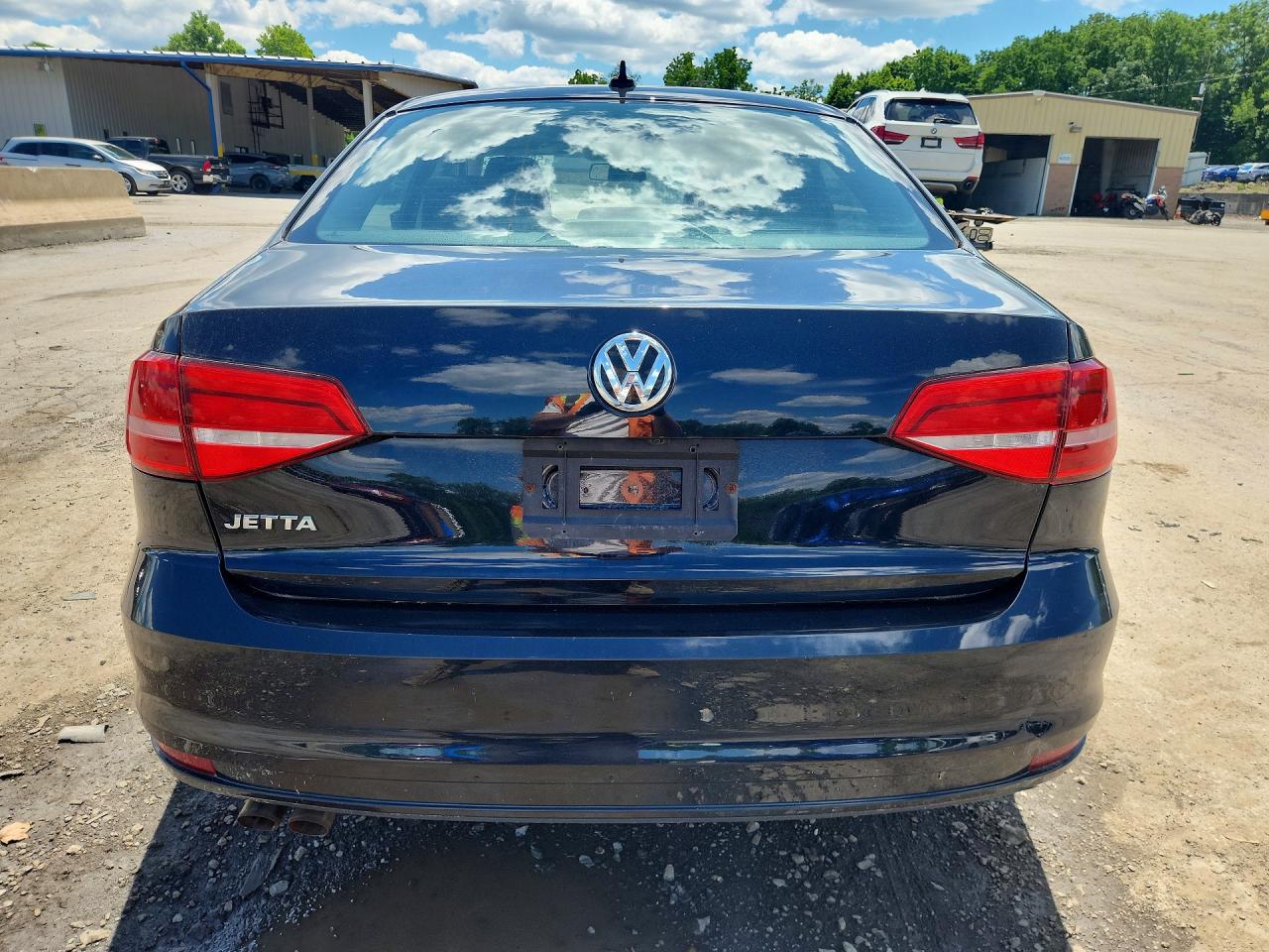 2015 Volkswagen Jetta Base Черный vin: 3VW2K7AJ6FM343286