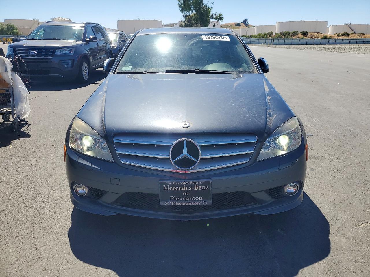 2008 Mercedes-benz C 350 Gray vin: WDDGF56X58F116307