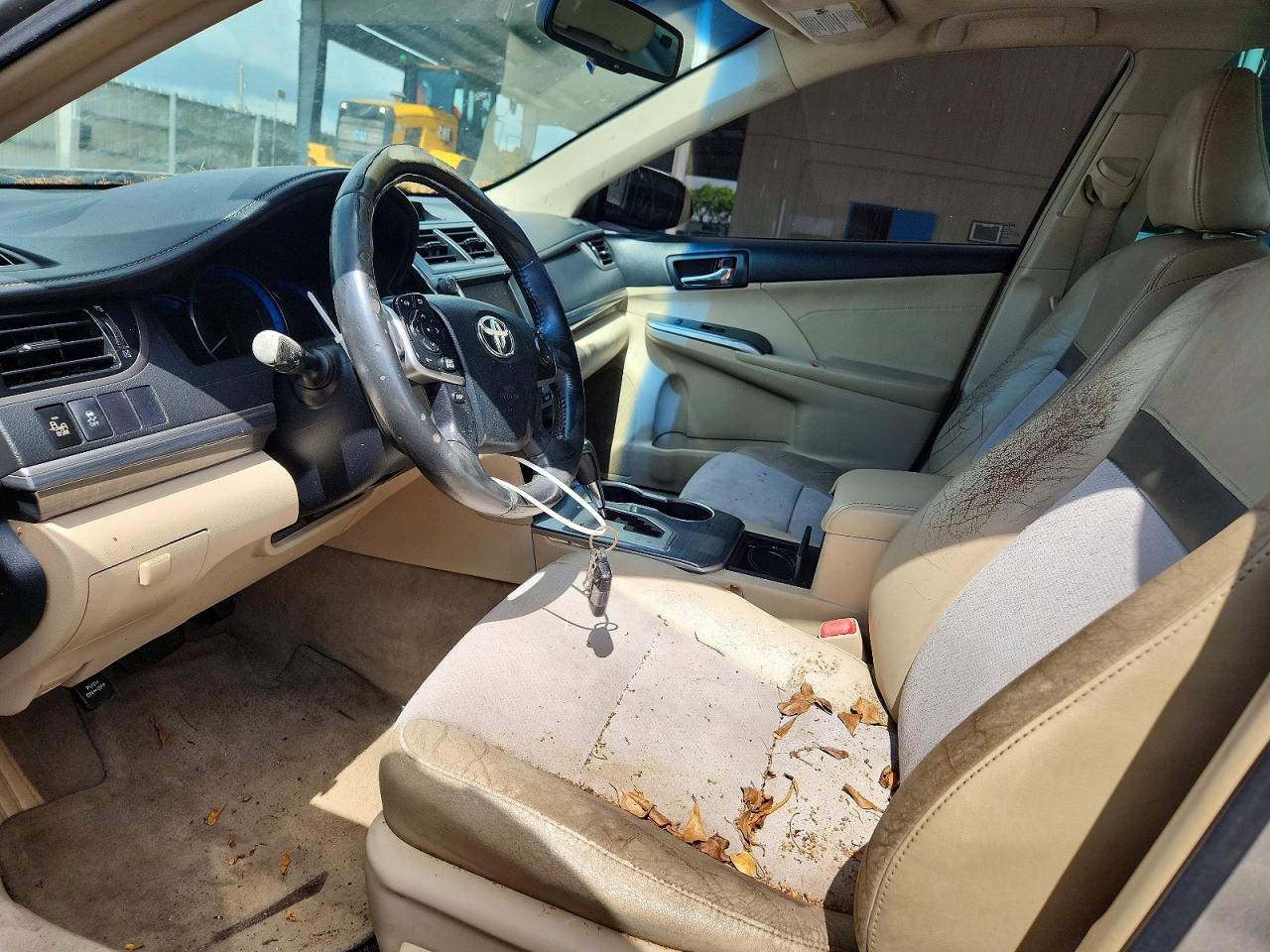 2013 Toyota Camry Hybrid Xle Beige vin: 4T1BD1FK8DU077057