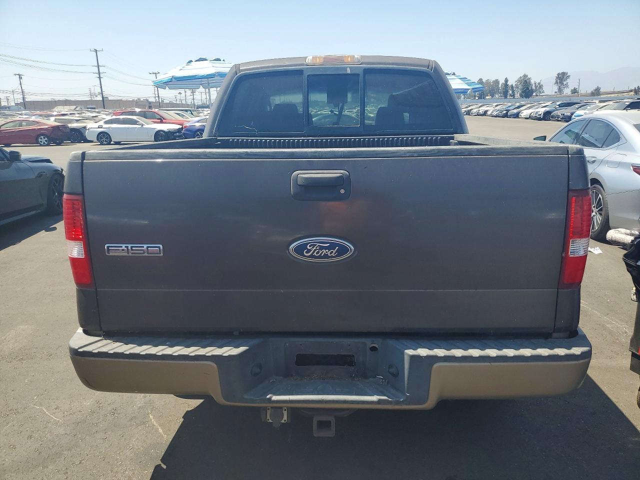 2005 Ford F150 Supercrew Gray vin: 1FTPW12555KC34089