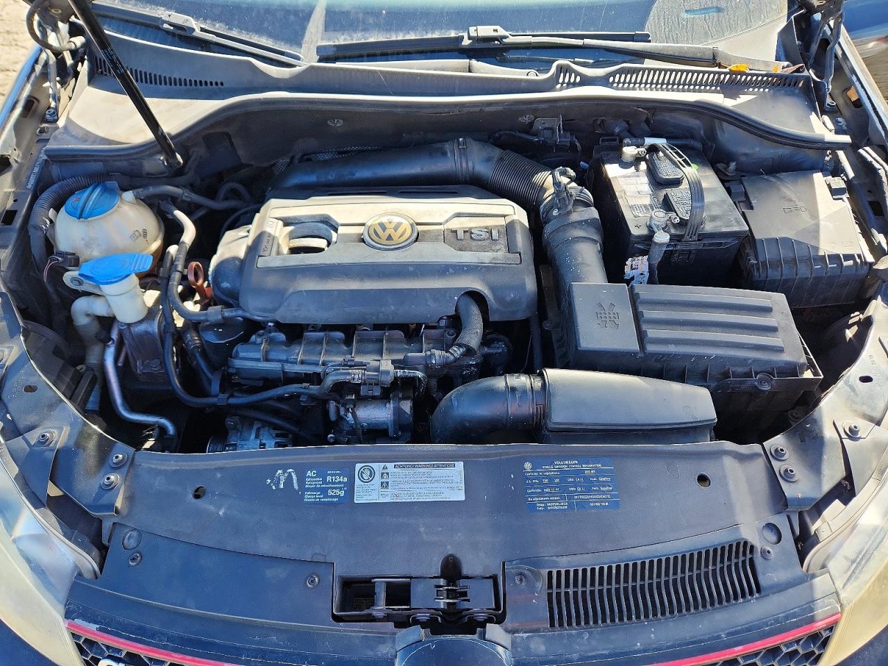 2011 Volkswagen Gti Black vin: WVWEV7AJ1BW123300