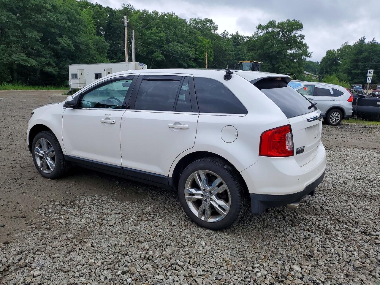 2013 Ford Edge Limited White vin: 2FMDK4KC4DBC72318