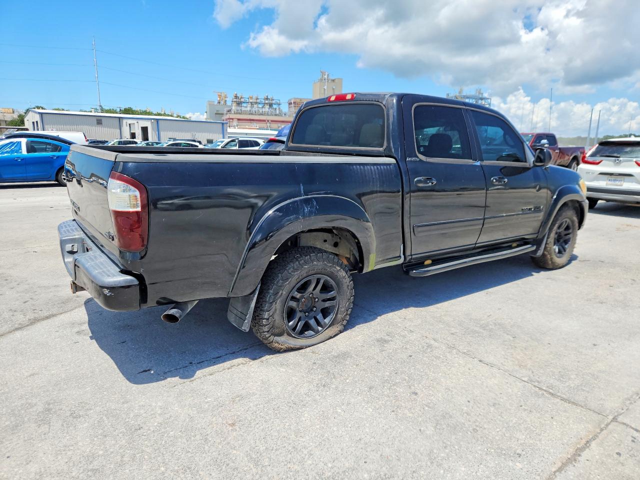 2006 Toyota Tundra Double Cab Limited Black vin: 5TBET38156S545542