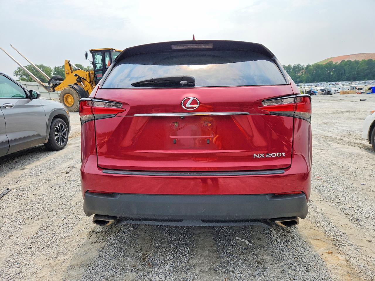 2015 Lexus Nx 200t Red vin: JTJYARBZ9F2019575