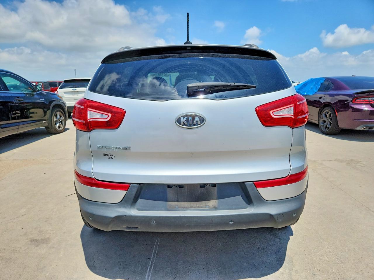 2012 Kia Sportage Lx Gray vin: KNDPB3A28C7261057