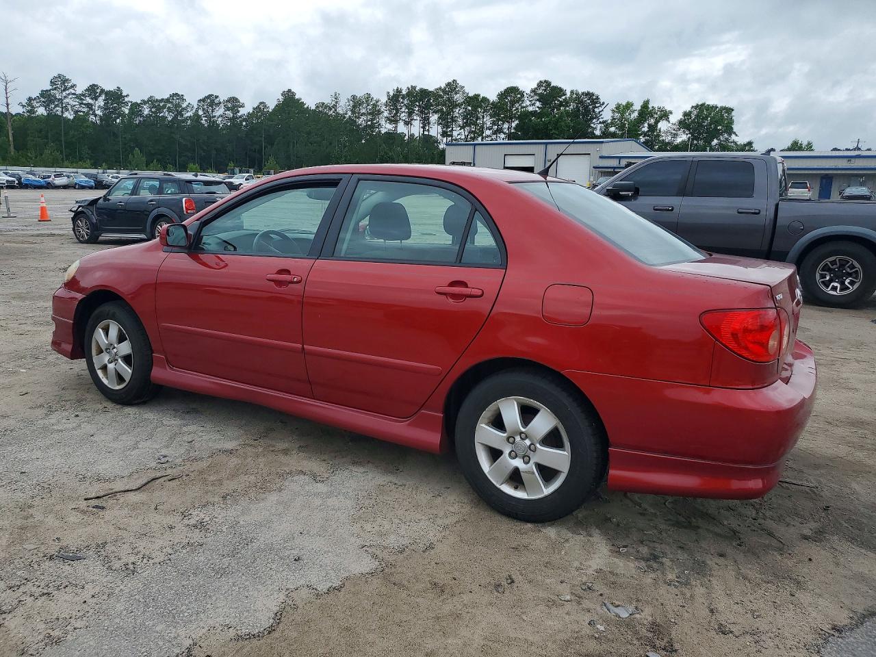 2005 Toyota Corolla S Red vin: 2T1BR32E05C324085