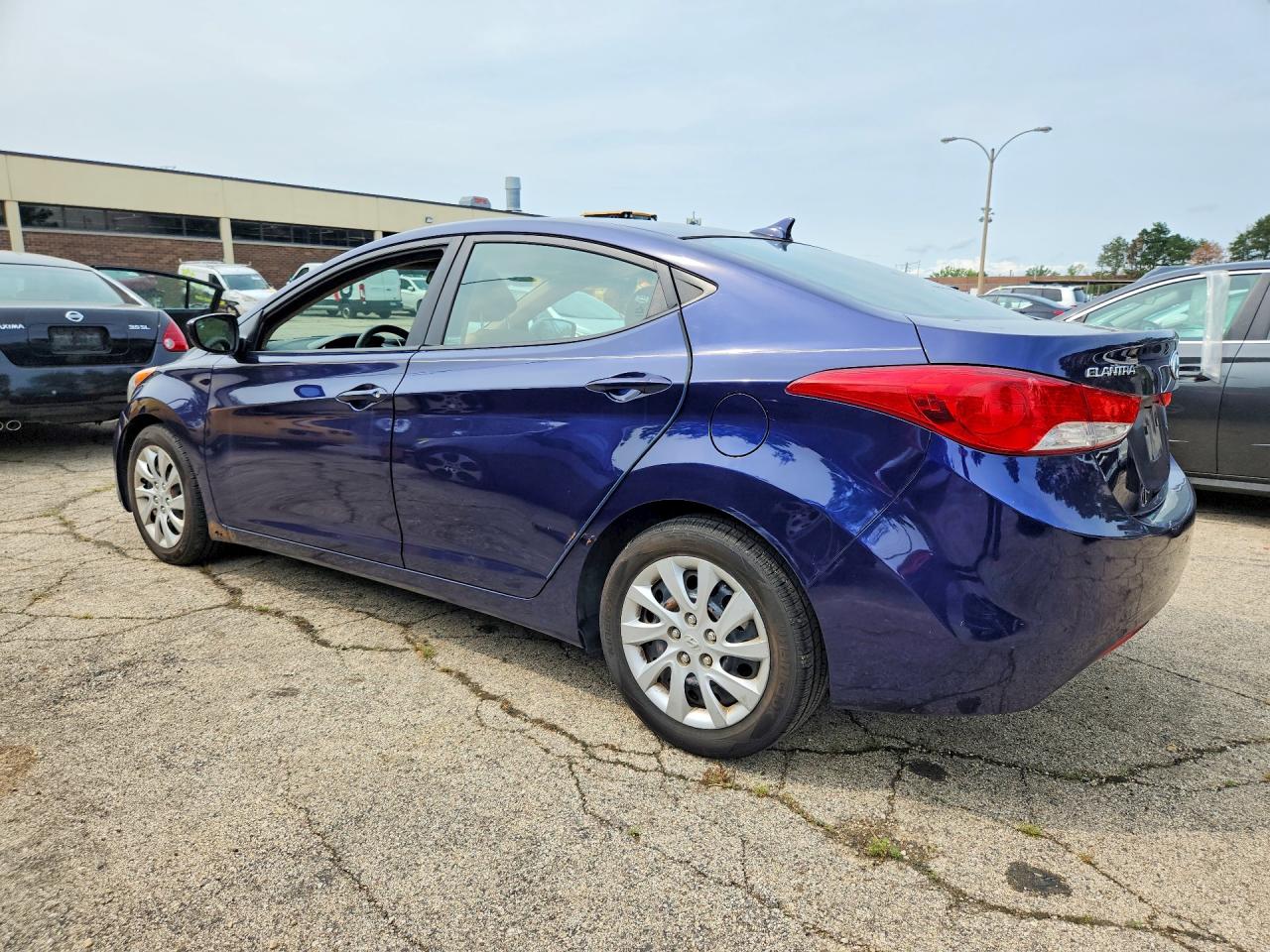 2013 Hyundai Elantra Gls Blue vin: 5NPDH4AE0DH195098