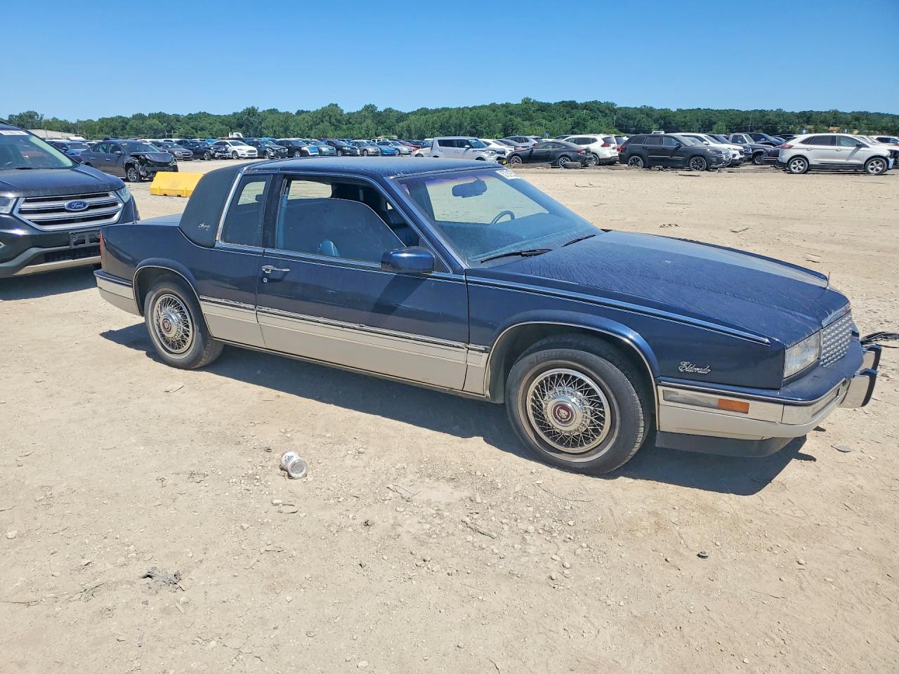 1988 Cadillac Eldorado Blue vin: 1G6EL115XJU630473