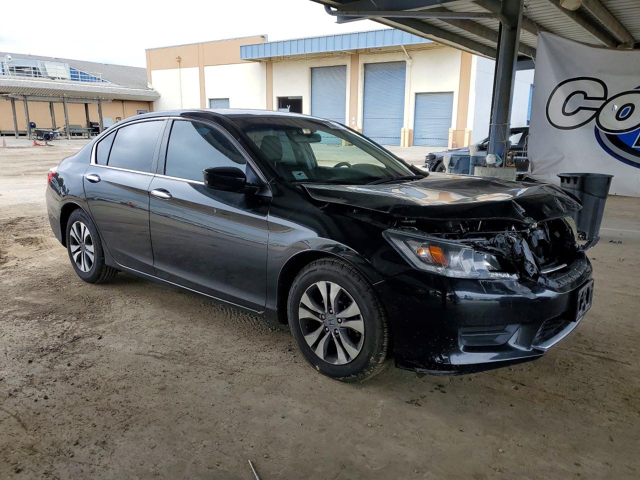 2015 Honda Accord Lx Black vin: 1HGCR2F37FA163815