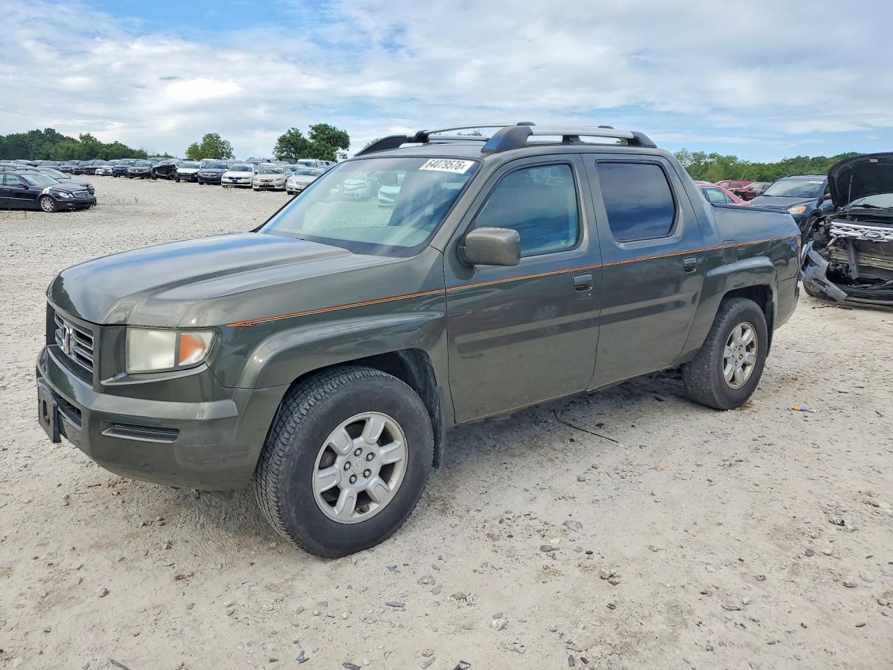 2006 Honda Ridgeline Rts Green vin: 2HJYK16456H546550