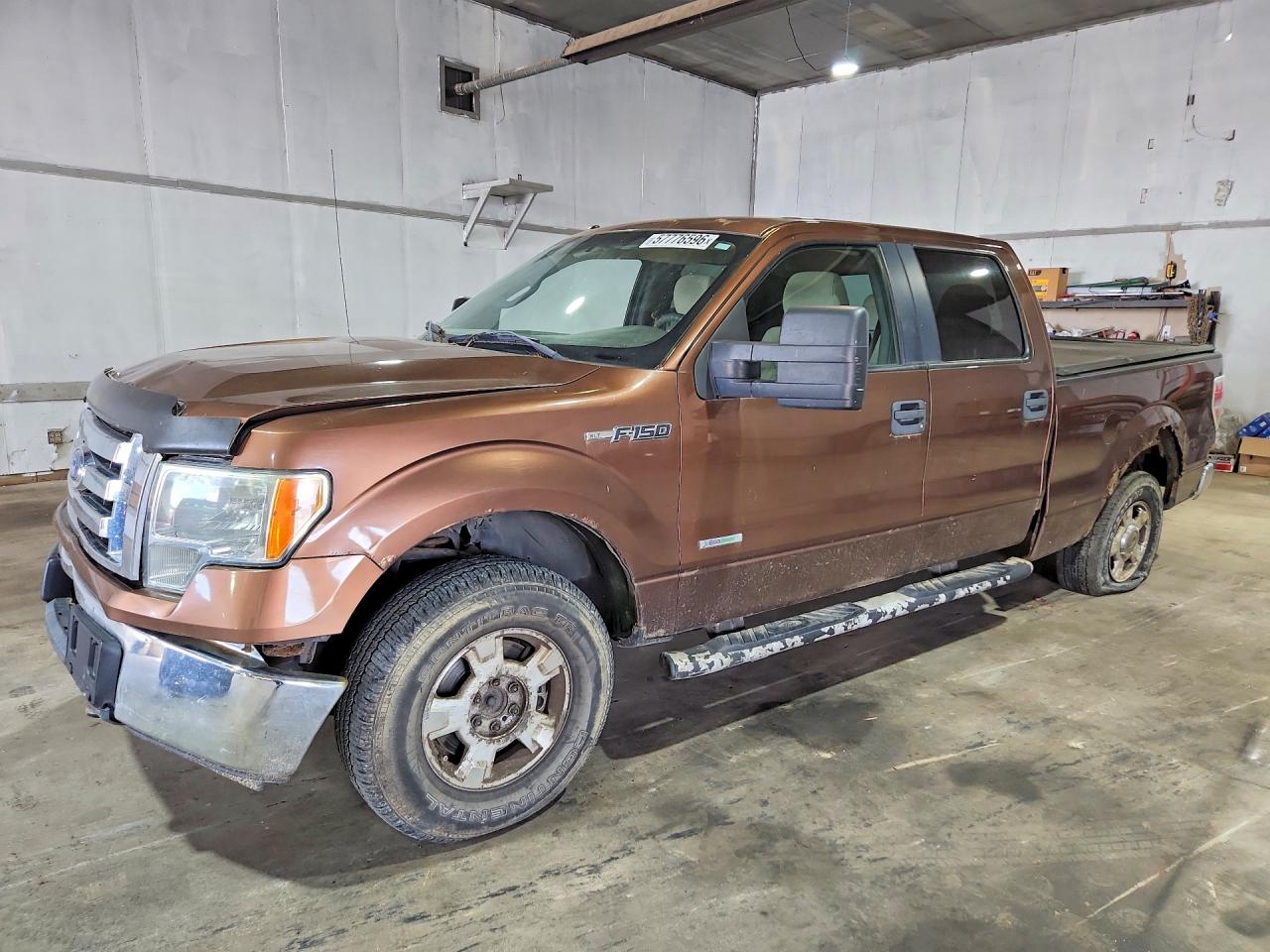 2011 Ford F150 Supercrew Brown vin: 1FTFW1ET6BFA75349