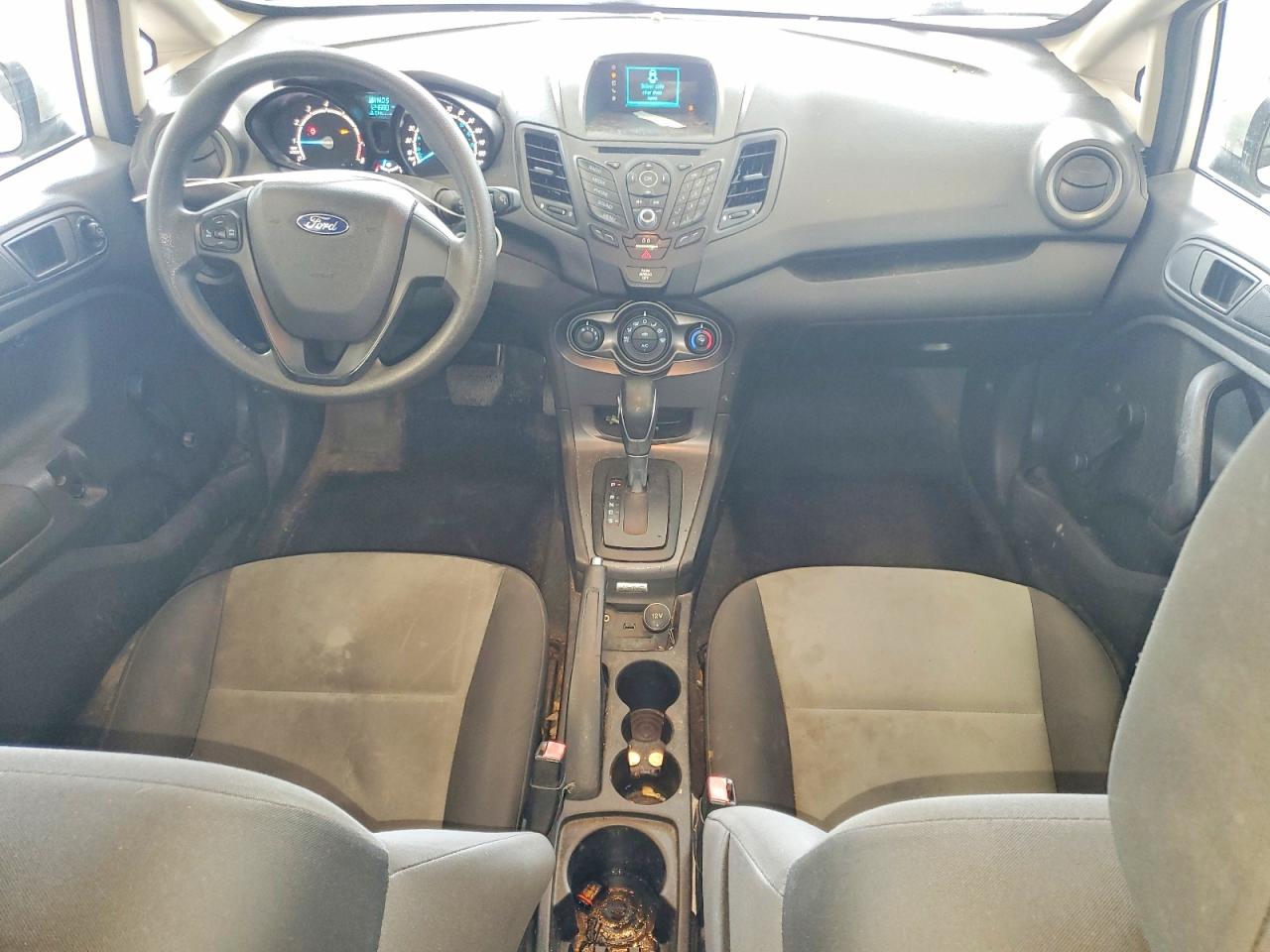 2015 Ford Fiesta S White vin: 3FADP4AJ2FM224037