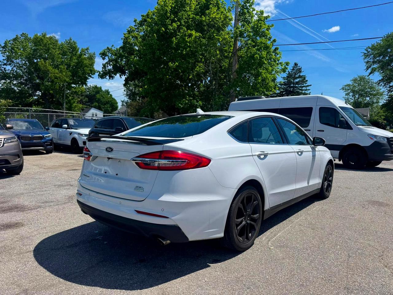 2020 Ford Fusion Sel White vin: 3FA6P0CDXLR117972