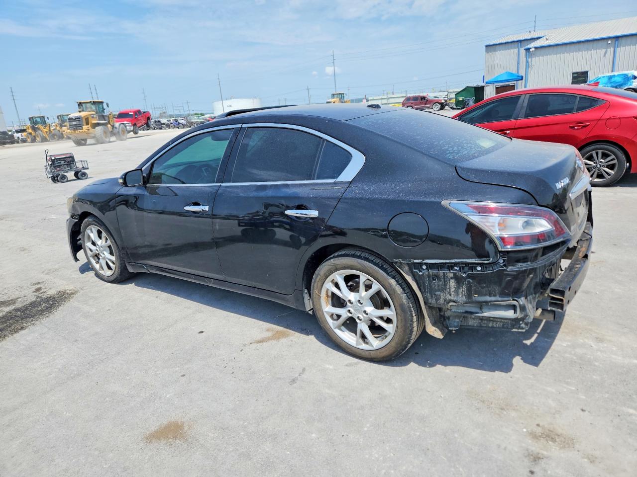 2014 Nissan Maxima 3.5 Sv Black vin: 1N4AA5APXEC472468