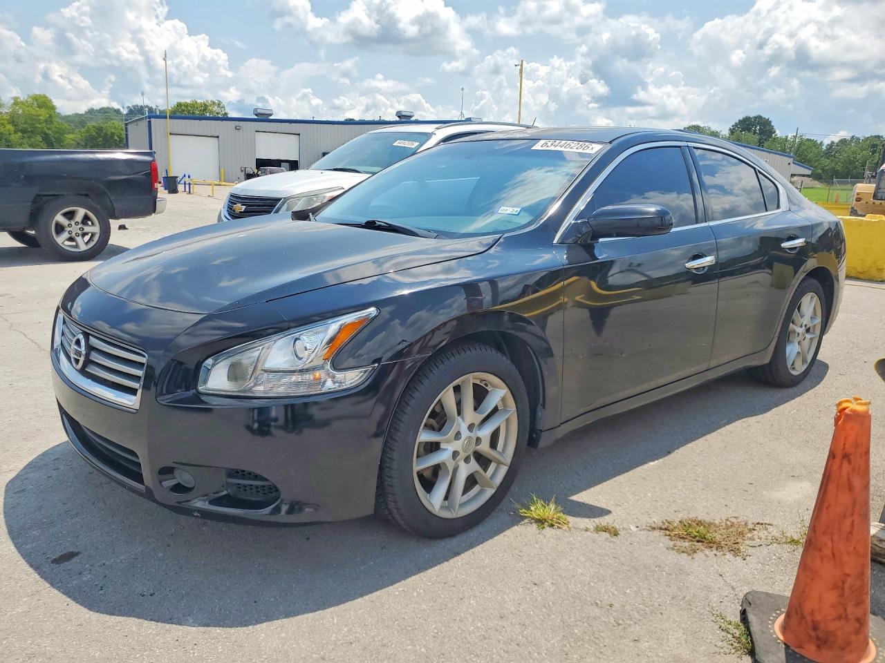 2014 Nissan Maxima 3.5 S Black vin: 1N4AA5AP5EC475987