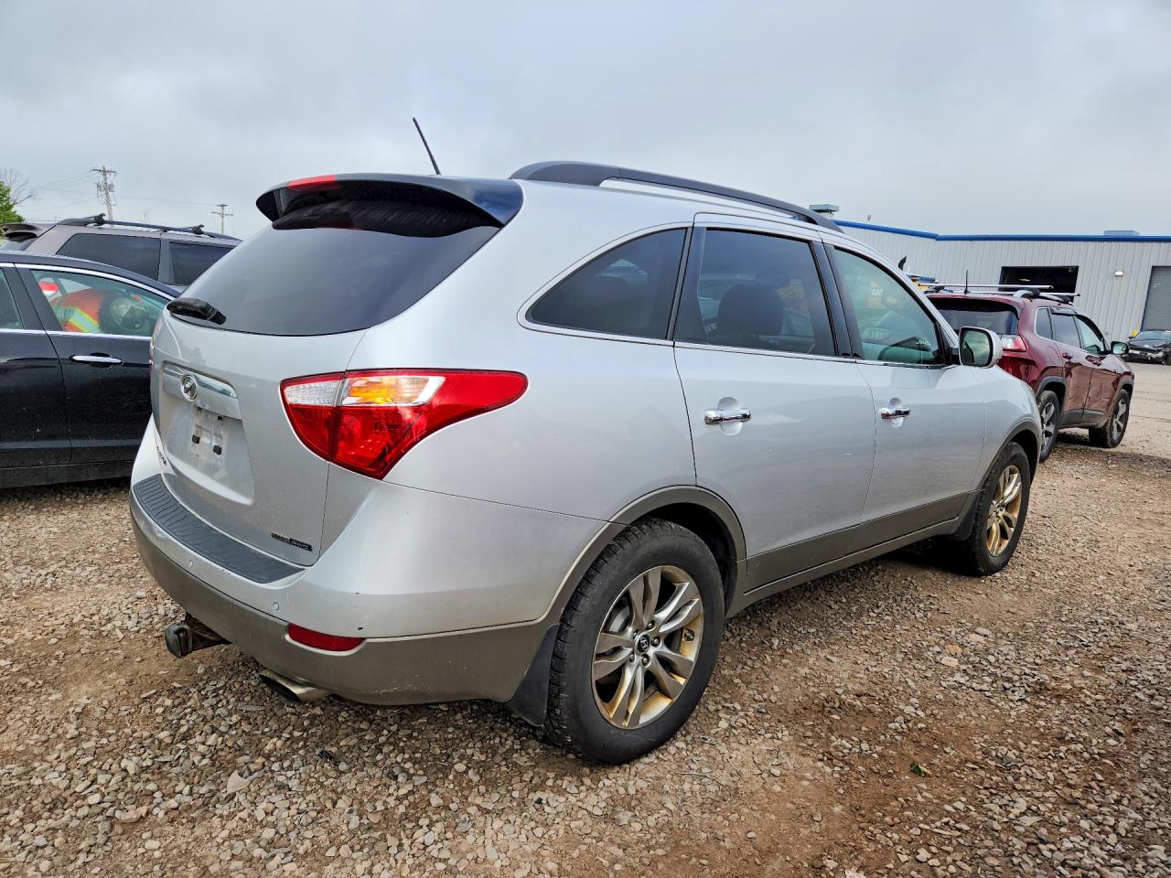 2012 Hyundai Veracruz Limited Silver vin: KM8NUDCC3CU200872