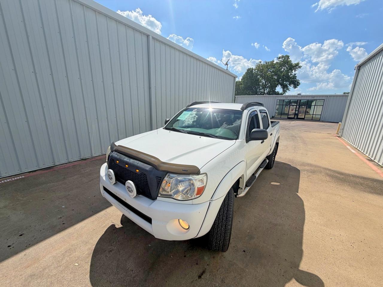 2010 Toyota Tacoma Double Cab Белый vin: 5TELU4EN0AZ740467