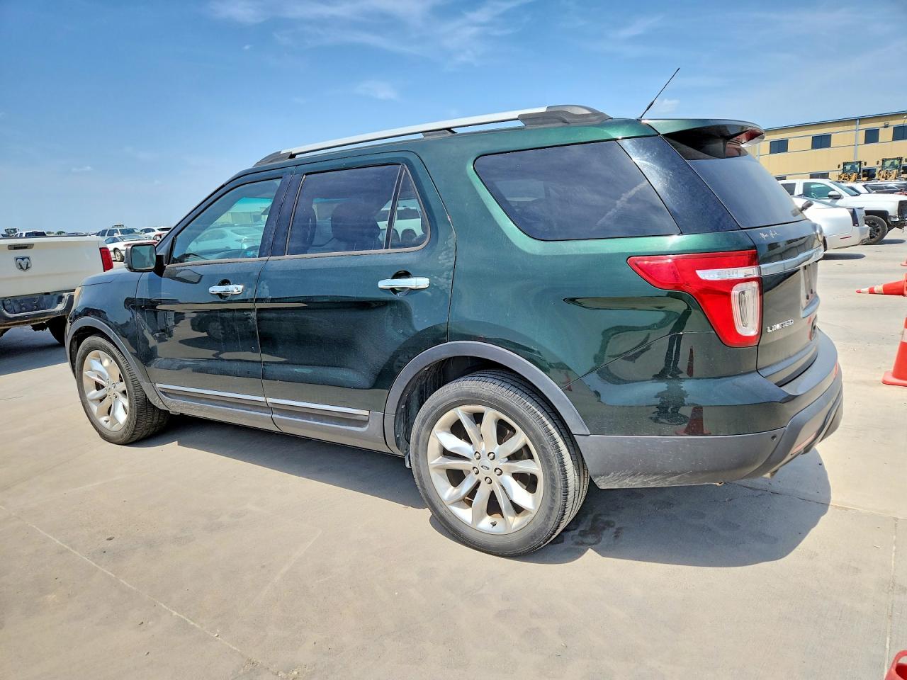 2013 Ford Explorer Limited Green vin: 1FM5K7F80DGB26518