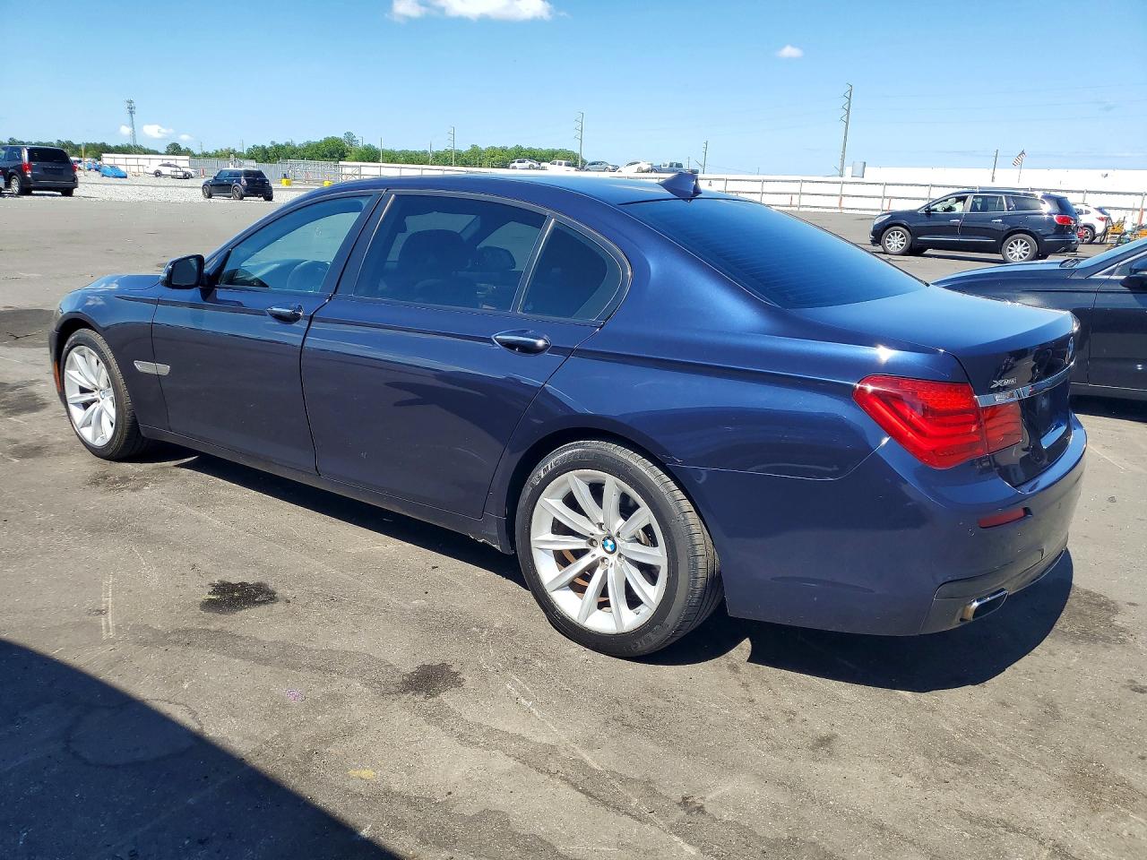2014 Bmw 750 Lxi Blue vin: WBAYF8C59ED141850