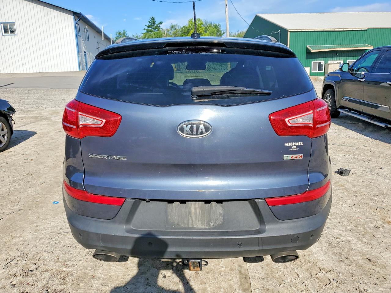 2012 Kia Sportage Sx Blue vin: KNDPCCA6XC7172428